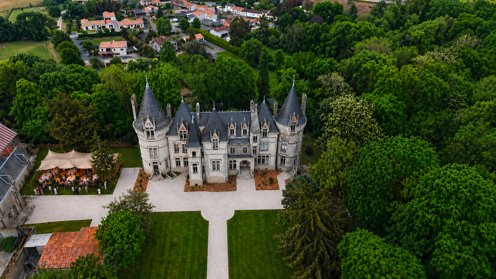 Espaces de réception du Château de la Touche d'Amour